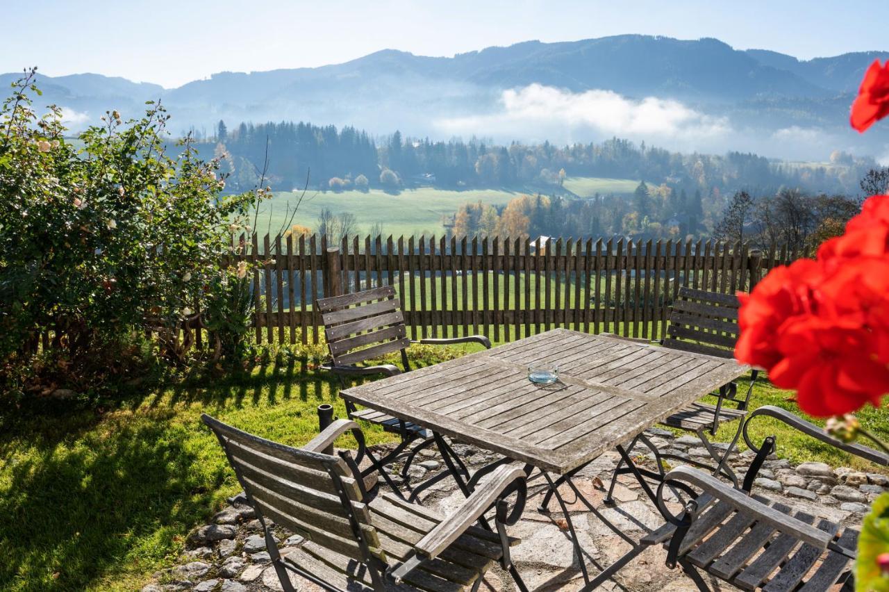 Troadkasten - Ferienhaus Am Bio-Bergbauernhof Aflenz Kurort Ngoại thất bức ảnh